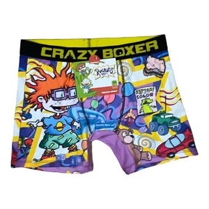 Crazy Boxer Mens Boxer Brief Rugrats Chucky Nickelodeon Size LARGE NWT - Picture 1 of 6
