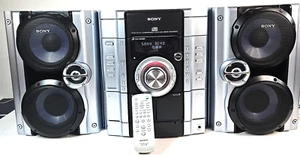 Sony MHC-GX250 Mini Hi-Fi Shelf Stereo System Radio CD Changer tape deck Tested - Picture 1 of 24