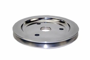 Machined Aluminum SWP Single Groove Crankshaft Pulley - Fits Chevy SBC 283-350 - Bild 1 von 1