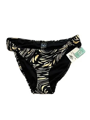 Nuevo con etiquetas Pantalones de baño Hipster Sunsets negros y dorados talla M se venden al por menor a $72 Foto 1 de 4