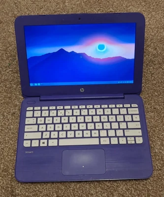 HP Stream 11.6'' Ultra thin Linux Laptop eMMC HDMI BT Webcam Ex Batt Cheap - Image 1 of 4