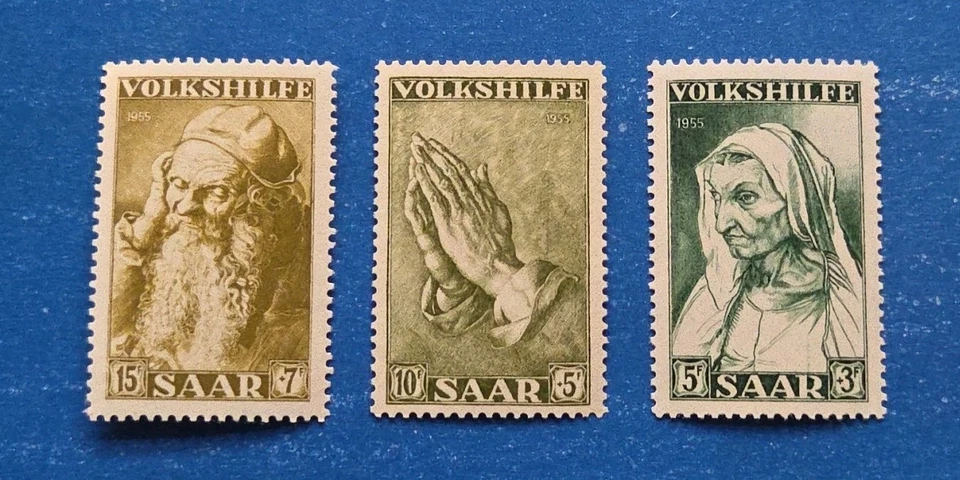 Saar Stamps, Scott B105-B107 Complete Set MNH - Image 1 of 1