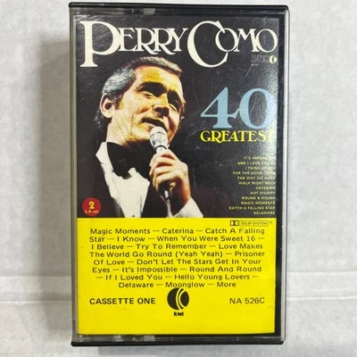 Perry Como 40 Greatest K-Tel Double Cassette Tape 2009 NA 526C - Image 1 of 4