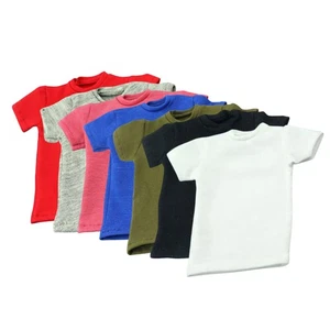 1/6 Scale Men's T-shirt Model For 12" Male Female Action Figure Doll x8rS - Picture 1 of 30