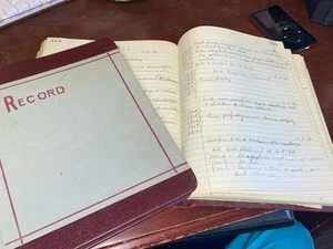 2 Libro de Registro Nacional Nº de Colección 57-531 páginas forradas y numeradas 13" x 9" -LEER - Imagen 1 de 18