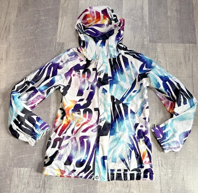 Volcom Nimbus Ski Jacket Hood Women XS Colorful Snowboard 15,000MM 10,000GM2 - Image 1 of 4