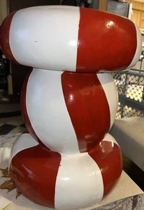 Peppermint Christmas Stool- Ships Next Day! - Picture 1 of 3