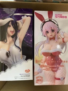 Super Sonico 23Pcs Figures Betu Bunnies Overlord Albedo 1/7 Scale Used - Picture 1 of 4