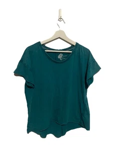 Anthropologie Pilcro Acid Wash Oversized T Shirt Top Solid Size M - Picture 1 of 6