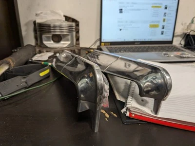 1957 Chevrolet Bel Air  Vertical Tail Fin Moldings - Image 1 of 4