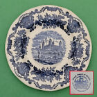Assiette Royal Homes of Britain par Enoch Wedgwood d'environ 6" de diamètre bleu Angleterre 