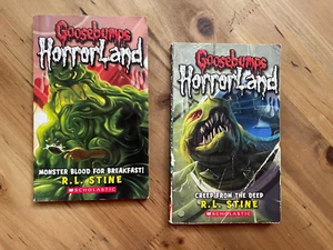 R.L. Stine Goosebumps HORRORLAND Monster Blood for Breakfast/Creep from the Deep - Picture 1 of 14