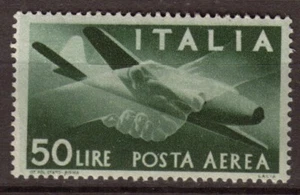Italy Air Mail Scott C113 AP58 50l Deep Green. MNH P287 - Picture 1 of 2