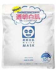 Japan Ishizawa Lab Toumei Shirohada Face Facial White Mask 10 Sheets N