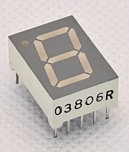 BS-C536RI Bright LED 7 Segment 0.5" Single Red LED Display Module 10 Pin - Picture 1 of 6
