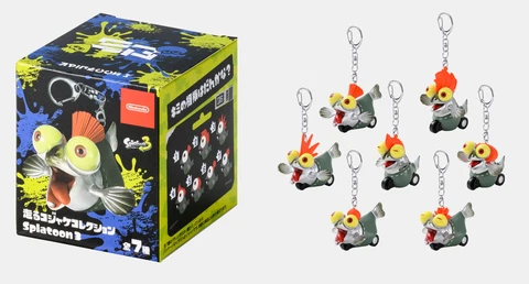 New Nintendo Store SPLATOON 3 Run Smallfry Collection Keychain Figure Japan Cover