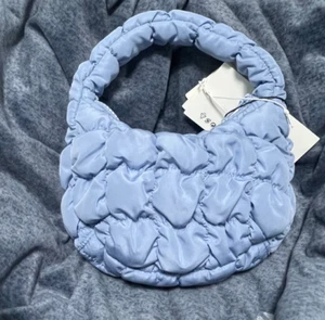 COS Quilted Micro Bag Blue 1171064005 / 100% Authentic - Picture 1 of 2