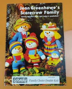 Original Jean Greenhowe's Scarecrow Family - Toy Knitting Patterns - Picture 1 of 7