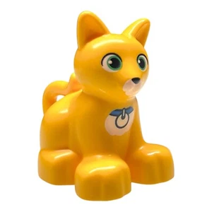 Lego Duplo Spider-Man Yellow Orange Cat Figure Replacement Part 6386642 - Picture 1 of 1