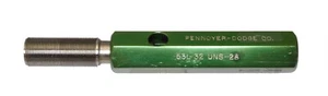 17/32-32 UNS-2A ~ Set anello filettato spina indicatore ~ Vai SOLO ~ .531 ~ 32 ~ Pennoyer - Foto 1 di 1