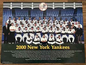 New York Yankees 2000 World Series Champions Team Poster (Daily News) - Picture 1 of 2