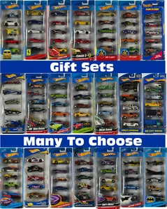 Hot Wheels Gift Sets - Many New 5 Car Sets to Choose From - Classics to Modern - Picture 1 of 37