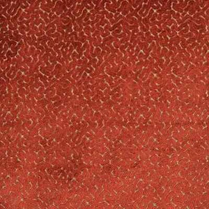 Alhambra Scalamandre Meandering Lines Cut Velvet Uphol Fabric- Mara / Coral 4 yd - Picture 1 of 1