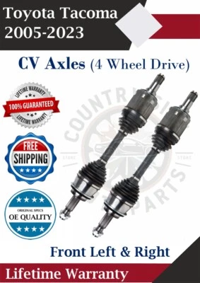 Nuevos ejes CV delanteros OE para Toyota Tacoma 2005-2023 4x4 para vehículo sin elevación Foto 1 de 4