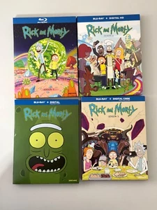 Rick and Morty Blu-ray Seasons 1, 2, 3, 5 Lot – Great Condition, Fast Ship - Picture 1 of 4