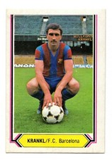 KRANGL - F. C. BARCELONA 1980-81 CHROME ESTE PANINI LEAGUE 80/81