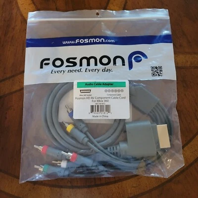 Fosmon HD AV Component Cable Cord For XBox 360 - Image 1 of 2