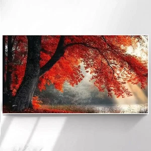 LEINWAND BILD WALD BÄUME LANDSCHAFT ABSTRAKT WANDBILDER XXL WOHNZIMMER 7522A - Bild 1 von 13