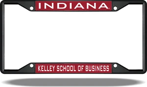 Indiana Kelley School of Business schwarzer Nummernschildrahmen - Bild 1 von 1