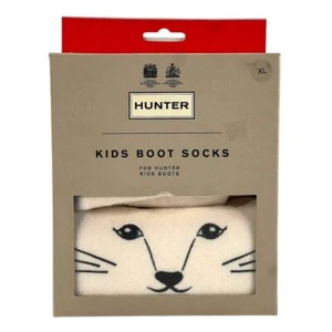 Hunter Niños Arctic Fox Bota Calcetines Blanco Talla 4-6 Cálido Invierno Informal - Imagen 1 de 9