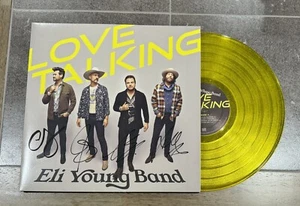 Eli Young Band Signed Vinyl Record Album Cover Love Talking Mike Country Music - Picture 1 of 7