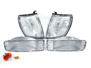 DEPO Clear Corner + Bumper Signal Light + Bulb For 1996-1998 Toyota 4Runner SR5 - Picture 1 of 3