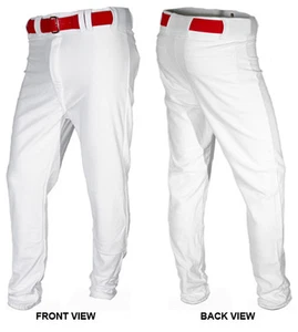 ALL-STAR Adult Heavy Weight Warp Knit Poly White Baseball Pants BSP1A-WH (Small) - Picture 1 of 2