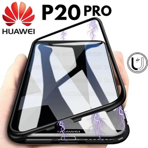 COVER MAGNETICA Per HUAWEI P20 PRO CUSTODIA + FRONTE RETRO VETRO TEMPERATO 360 - Foto 1 di 8