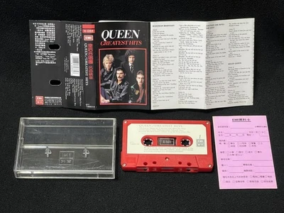 Queen Greatest Hits Taiwan Ltd Edition Cassette 1990 Promo Card Freddie Mercury - Image 1 of 4