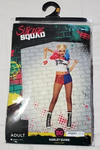 Suicide Squad Harley Quinn Erwachsene Halloween Kostüm Damen Größe Small 2-4  - Bild 1 von 14