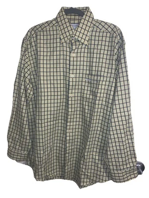 Camisas Alex Cannon abotonadas amarillas a cuadros manga larga talla L Foto 1 de 4