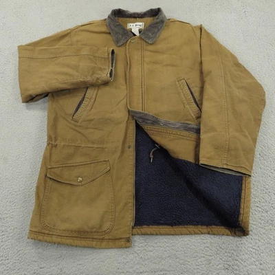 Abrigo de pana forrado Sherpa vintage LL Bean Jacket Hombres XXL Tareas Granero Caza Y2K Foto 1 de 4