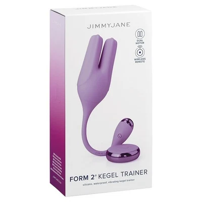 Jimmyjane Form 2 Entrenador de Kegel Vibrador con Control Remoto - Doble Motor Foto 1 de 2
