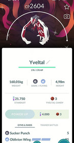 Shiny Yveltal Special Backgrounds Go Tour 2026 - P T C  - Description