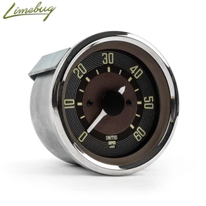 Classic Beetle T1 / T2 -67 Smiths OE Style Brown 6000RPM Tachometer Rev VW - Picture 1 of 2