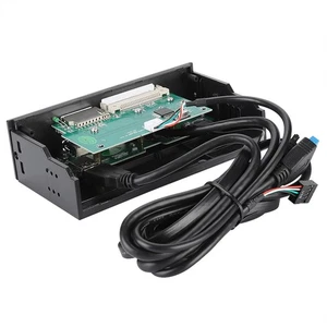 5.25inches Multifunction Internal Card Reader Dashboard PC Front Panel NEW - Afbeelding 1 van 7