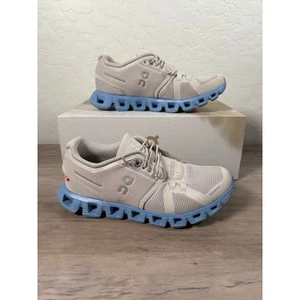 On Cloud- Cloud 5 Gray Blue Women's Running Shoes- Slip On- Size 5.5 EU 36.5 NIB - Picture 1 of 8