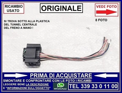 CONNETTORE SENSORE IMBARDATA ESP ASR BLOCCO CARBURANTE FIAT GRANDE PUNTO + EVO - Immagine 1 di 4