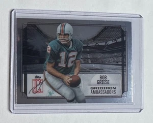 Bob Griese 2024 Topps Signature Class #GA-27 Gridiron Ambassadors Miami Dolphins - Picture 1 of 6
