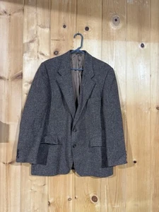 Vintage Levi's Menswear Wool Sport Coat Mens 42S Tweed 2 Button Blazer Jacket US - Picture 1 of 11